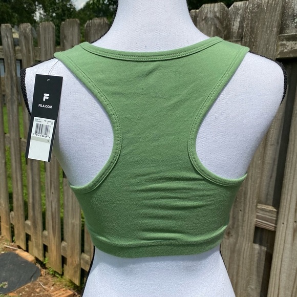 FILA Bloom Green Sports Bra Size 1X NWT - Picture 4 of 10